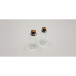 Buteleczka szklana z koreczkiem 40x18mm