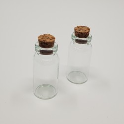 Buteleczka szklana z koreczkiem 40x18mm