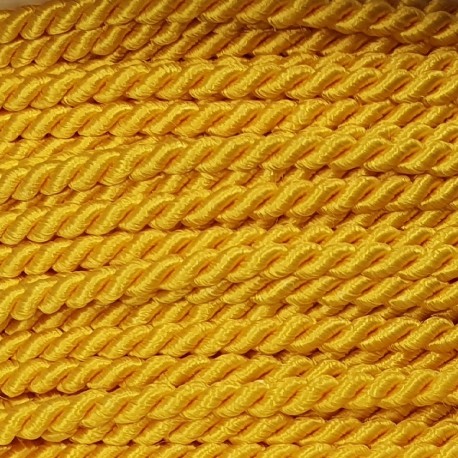 Sznurek skręcany 2mm PEGA - żółty słoneczny A4202