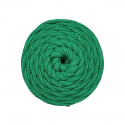 Sznurek bawełniany 5mm Makrama Zielony  - motek 100 metrów