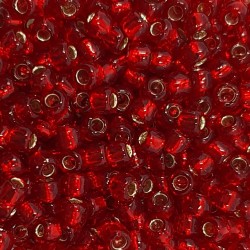 TOHO Round 8/0 TR-08-25C Silver-Lined Ruby - 10g